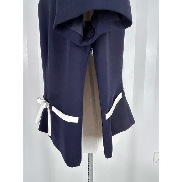 ADDRESS MAGGY Women’s Navy Blue Blouse Sz 16 - Picture 8 of 9